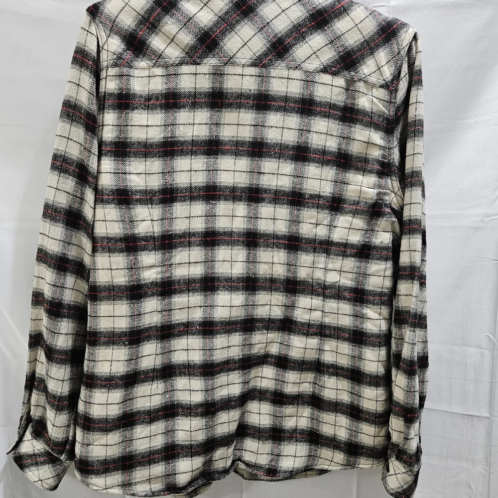 Plaid Button-Up Shirt - Picture 2 of 4